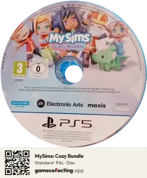 MySims: Cozy Bundle PlayStation 5, PAL disc