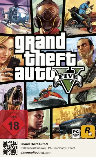 Grand Theft Auto V Computer, Germany box front