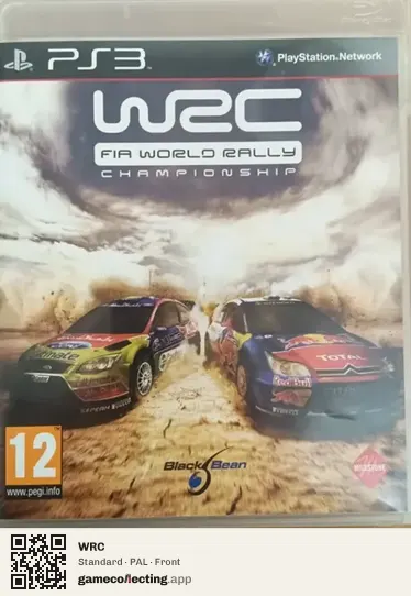 WRC PlayStation 3, PAL box front