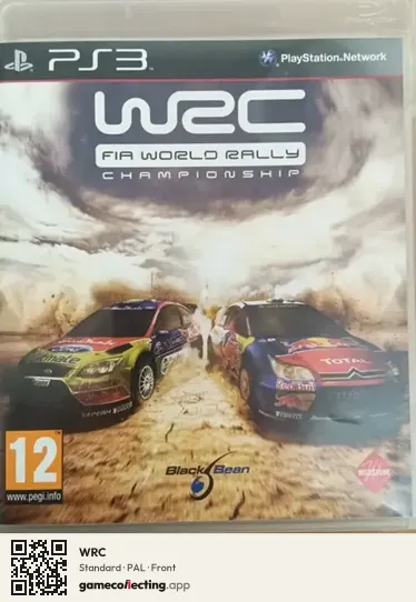 WRC PlayStation 3, PAL box front
