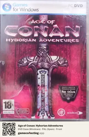 Age of Conan: Hyborian Adventures Computer, Spain box front
