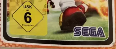 Sonic Rivals, the USK square on its front