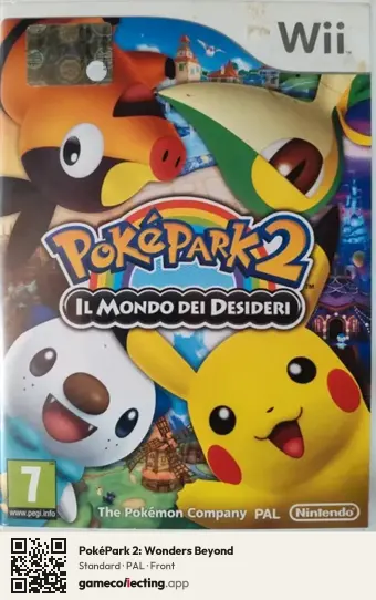 PokéPark 2: Wonders Beyond Nintendo Wii, PAL box front