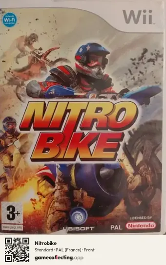 Nitrobike Nintendo Wii, France box front