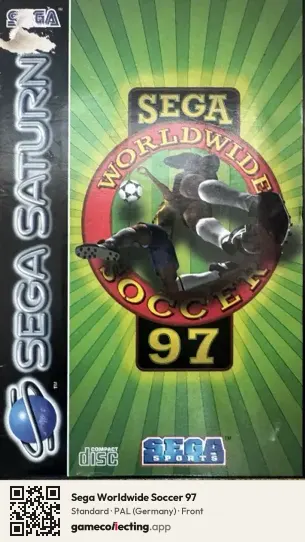 Sega Worldwide Soccer 97 Sega Saturn, Germany box front