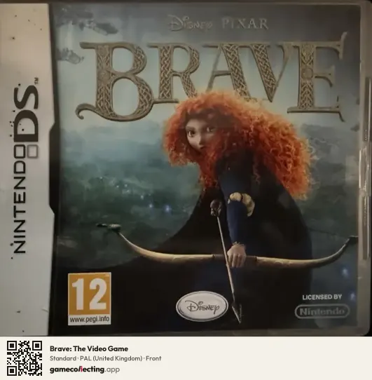 Brave: The Video Game Nintendo DS, United Kingdom box front