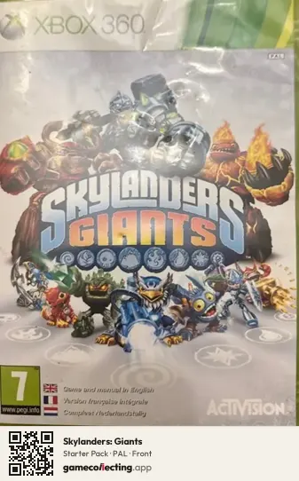 Skylanders: Giants Xbox 360, PAL box front