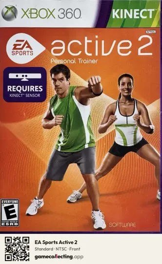EA Sports Active 2 Xbox 360, NTSC box front