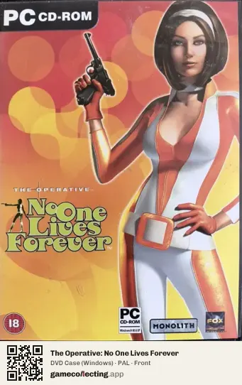 The Operative: No One Lives Forever Computer, PAL box front