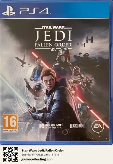 Star Wars Jedi: Fallen Order PlayStation 4, Spain box front