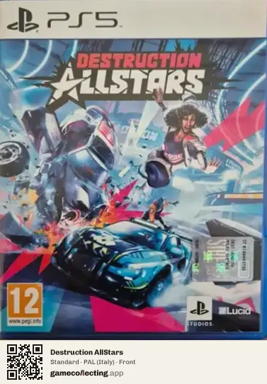 Destruction AllStars PlayStation 5, Italy box front