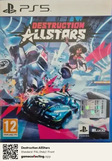 Destruction AllStars PlayStation 5, Italy box front