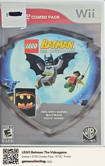 LEGO Batman: The Videogame Nintendo Wii, NTSC box front