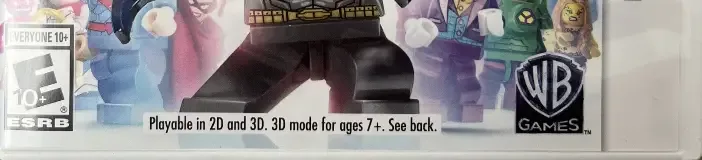 LEGO Batman 3: Beyond Gotham, the ESRB box on its front