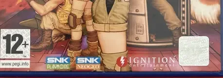 Metal Slug 3, the PEGI square on its front