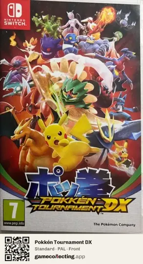 Pokkén Tournament DX Nintendo Switch, PAL box front