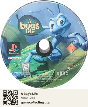 A Bug's Life PlayStation, NTSC disc