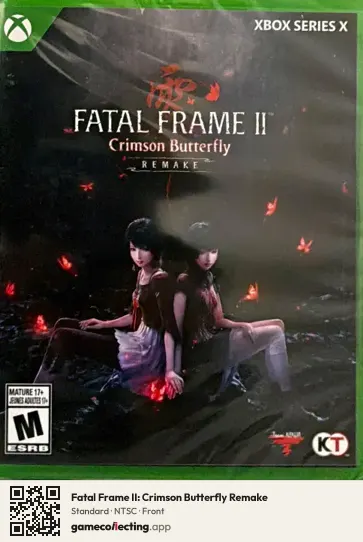 Fatal Frame II: Crimson Butterfly Remake Xbox Series X, NTSC box front
