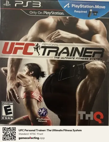 UFC Personal Trainer: The Ultimate Fitness System PlayStation 3, NTSC box front