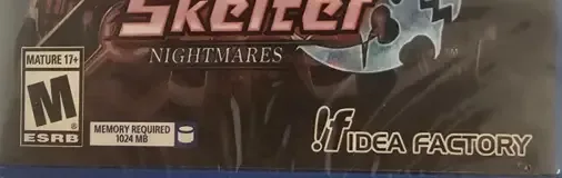 Mary Skelter: Nightmares, the ESRB box on its front