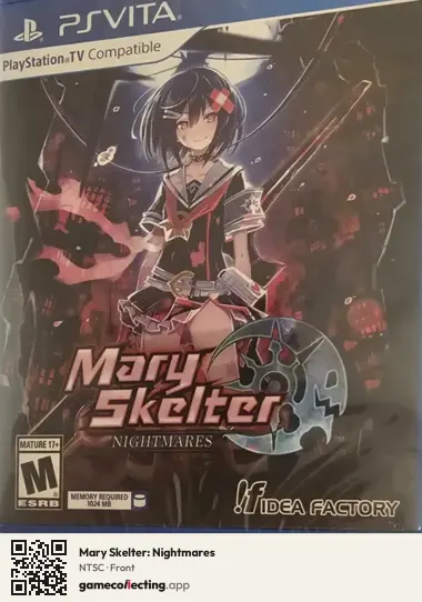 Mary Skelter: Nightmares PlayStation Vita, NTSC box front