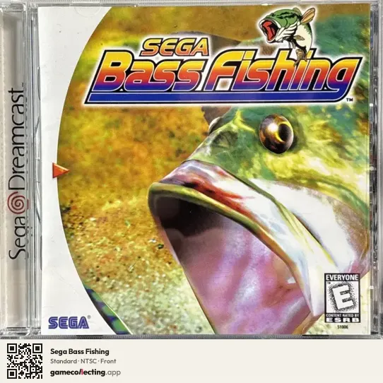 Sega Bass Fishing Sega Dreamcast, NTSC box front