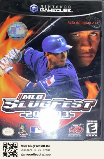 MLB SlugFest 20-03 Nintendo GameCube, NTSC box front