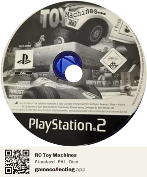 RC Toy Machines PlayStation 2, PAL disc