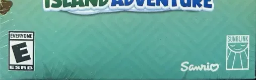 Hello Kitty Island Adventure, the ESRB box on its front