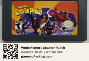 Wade Hixton's Counter Punch Game Boy Advance, NTSC cartridge label