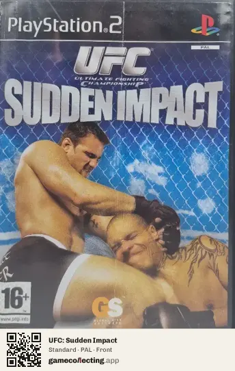 UFC: Sudden Impact PlayStation 2, PAL box front