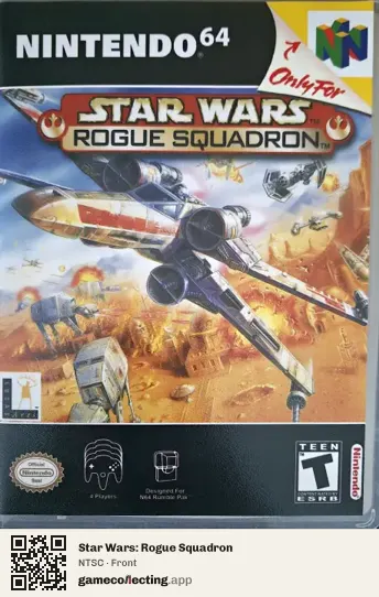 Star Wars: Rogue Squadron Nintendo 64, NTSC box front