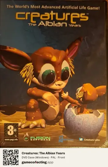 Creatures: The Albian Years Computer, PAL box front