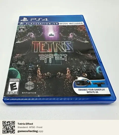 Tetris Effect PlayStation 4, NTSC box front
