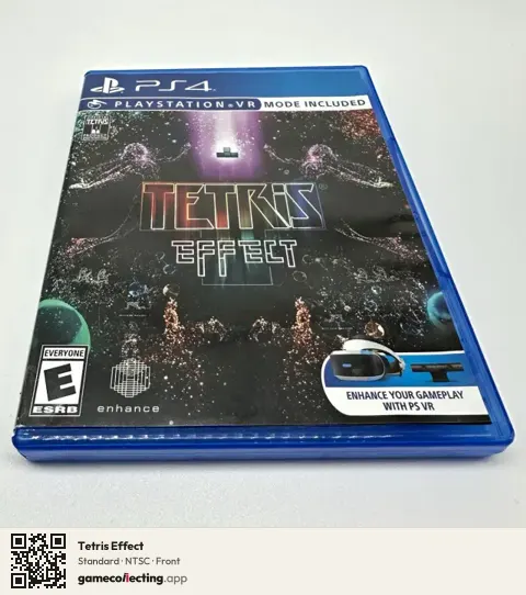 Tetris Effect PlayStation 4, NTSC box front