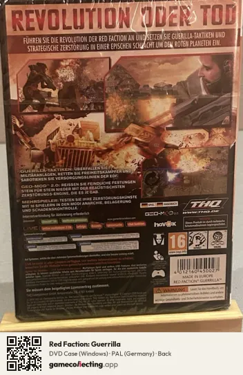 Red Faction: Guerrilla Computer, Germany box back