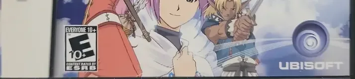Lunar: Dragon Song, the ESRB box on its front