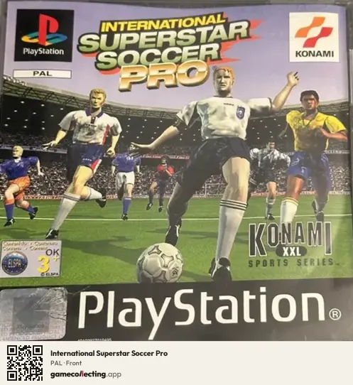 International Superstar Soccer Pro PlayStation, PAL box front