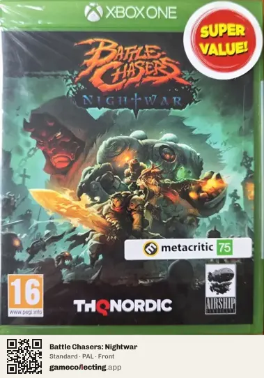 Battle Chasers: Nightwar Xbox One, PAL box front