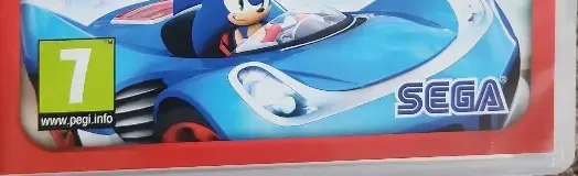 Sonic & All-Stars Racing Transformed, the USK square on its front
