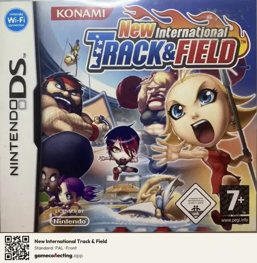 New International Track & Field Nintendo DS, PAL box front