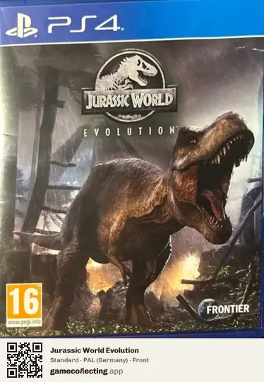Jurassic World Evolution PlayStation 4, Germany box front