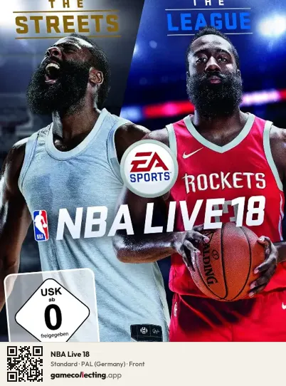 NBA Live 18 Xbox One, Germany box front