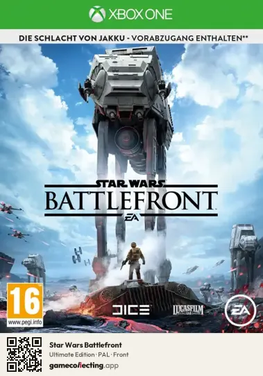 Star Wars Battlefront Xbox One, PAL box front