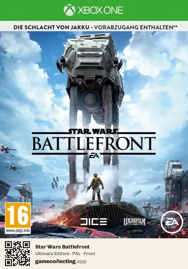 Star Wars Battlefront Xbox One, PAL box front