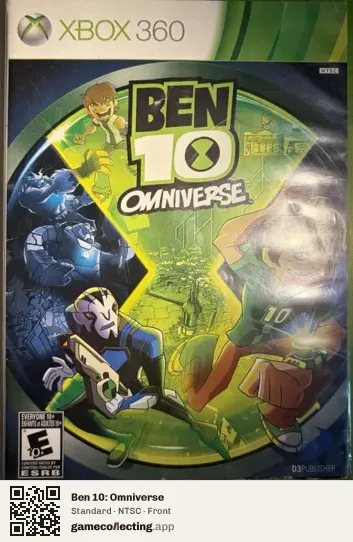 Ben 10: Omniverse Xbox 360, NTSC box front