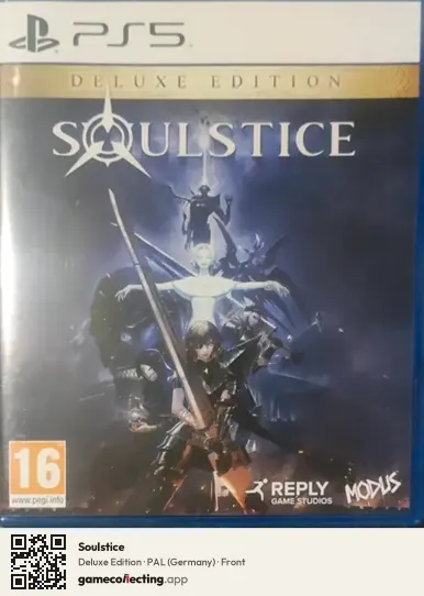 Soulstice PlayStation 5, Germany box front
