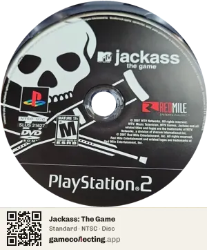 Jackass: The Game PlayStation 2, NTSC disc