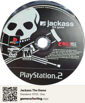 Jackass: The Game PlayStation 2, NTSC disc