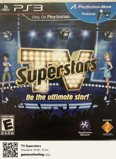 TV Superstars PlayStation 3, NTSC box front